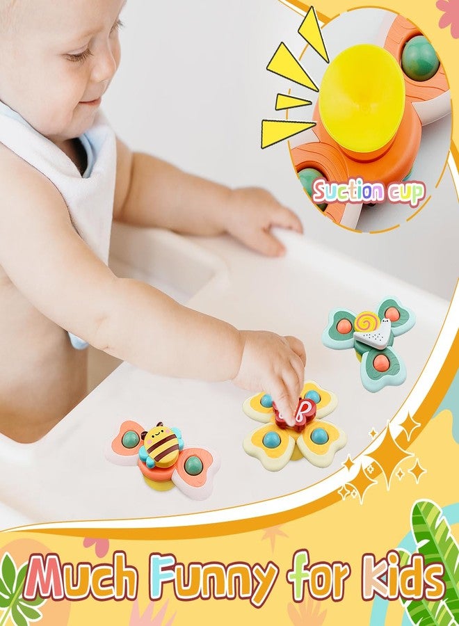 Caterbee Baby Spinners with Suction Cups, Fidget Toy with Animatronic 3D Design for Kids and Toddlers (Forest) - Image 3